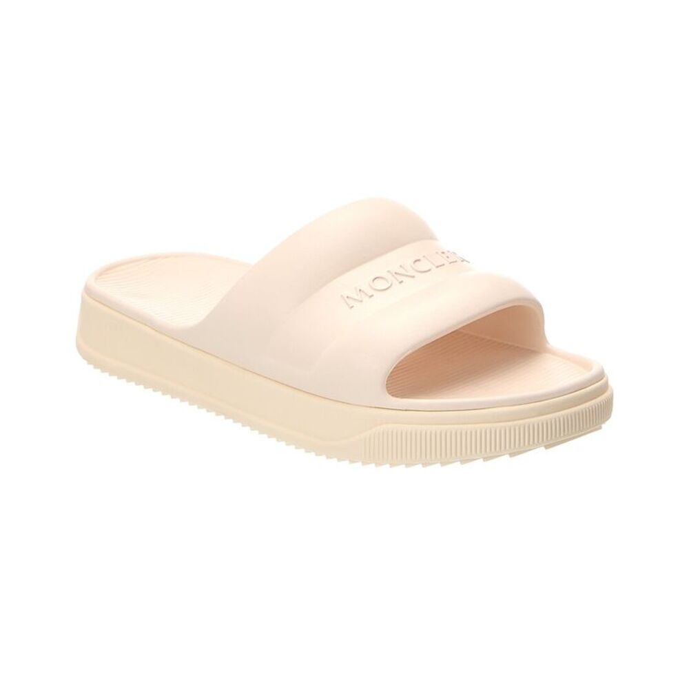 Moncler Altive Rubber Slide, White